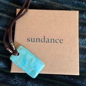 Sundance Turquoise Amulet Necklace